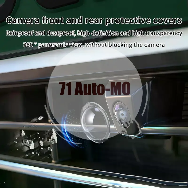 Universal Car Camera Lens Protector 2/10 PCS Rear View Backup Camera Scratch Protection Easy Install for Parking Assist