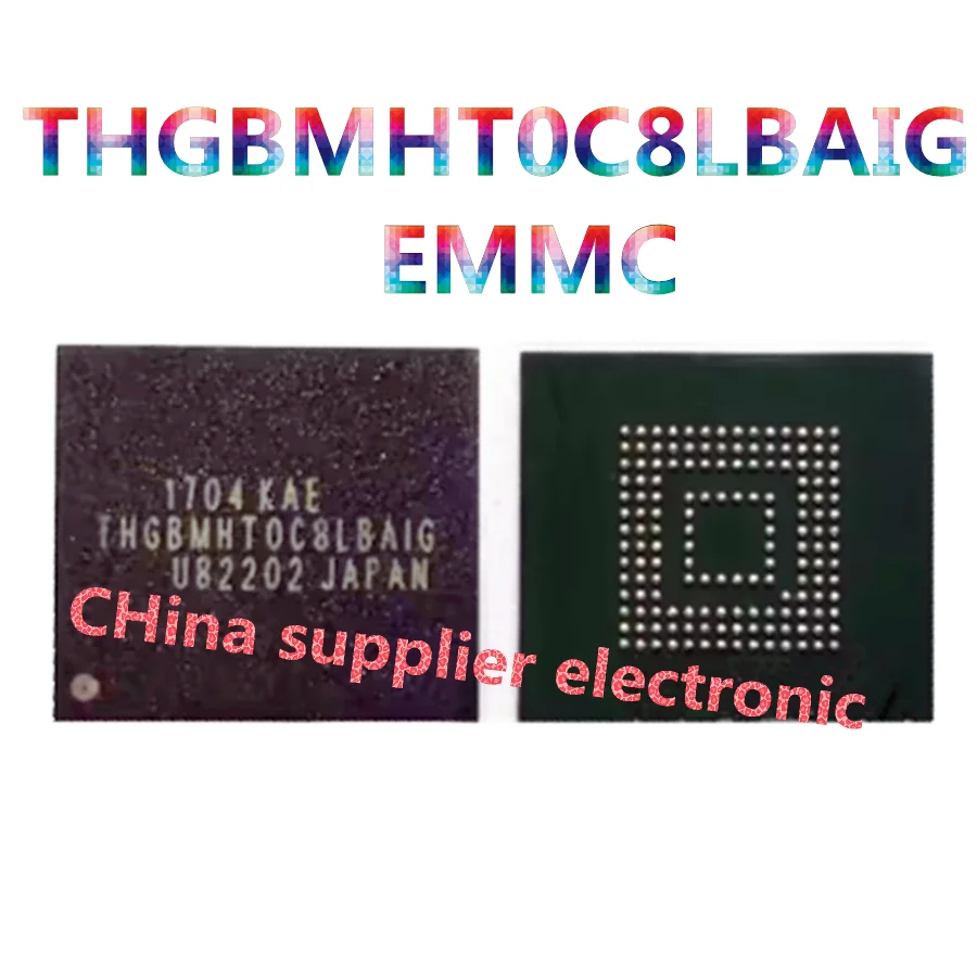 

THGBMHT0C8LBAIG eMMC BGA153 NAND Flash IC 128GB Memory Store Chip 5.1 Version Soldered Ball