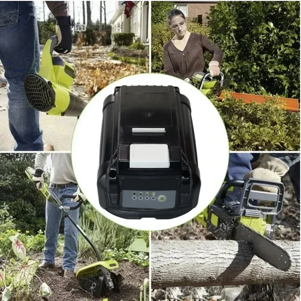 For Ryobi 40V 6.0/8.0/10.0Ah wireless power tool High quality rechargeable lithium-ion battery, RY40502 RY40200 OP4050 OP4026 OP