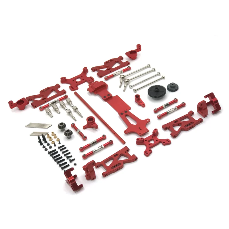 Metal Braço Swinging para RC Car Parts, Acessórios de Atualização e Modificação, CVD, 1/14, 144010, 144001, 144002, Usado para WLtoys