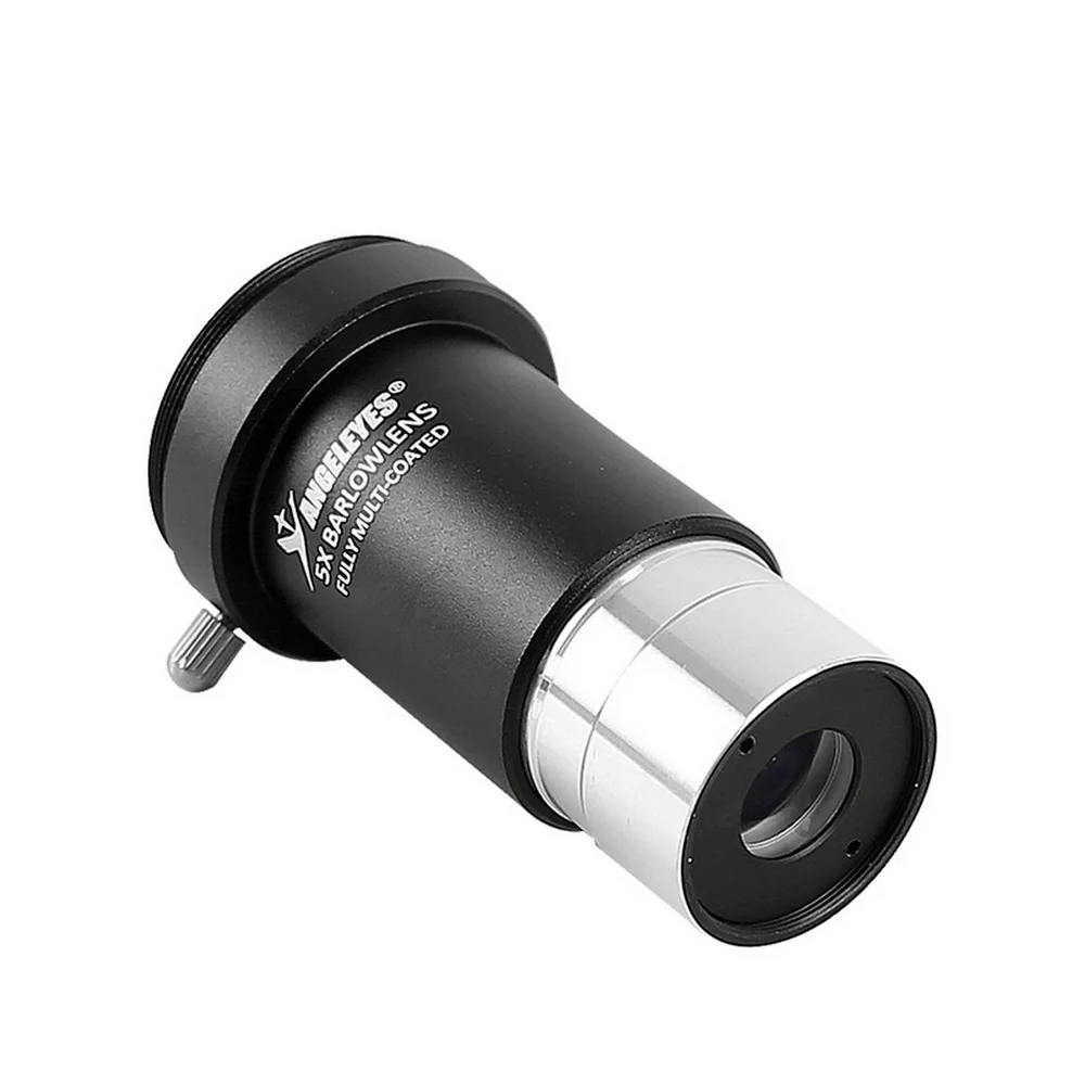 

UKON-A Металлическая линза Барлоу 5X с резьбой M42, совместимая с камерами, 1,25-дюймовый аксессуар для астрономического телескопа из трех частей
