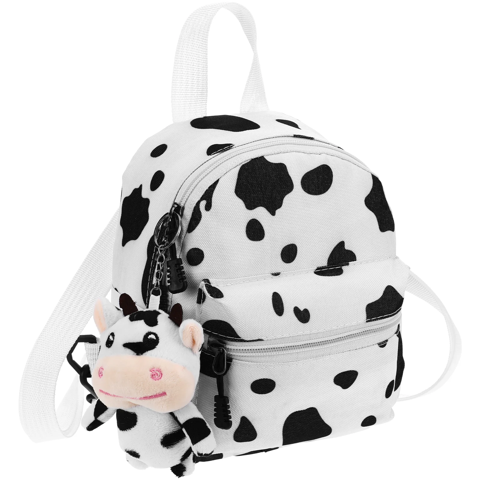 TENDYCOCO-Cute Plush Pendant Backpack, Lovely Shoulder Bag, Cow Rucksack, Casual, Mini, Lady, Girl, Kids, Toddlers