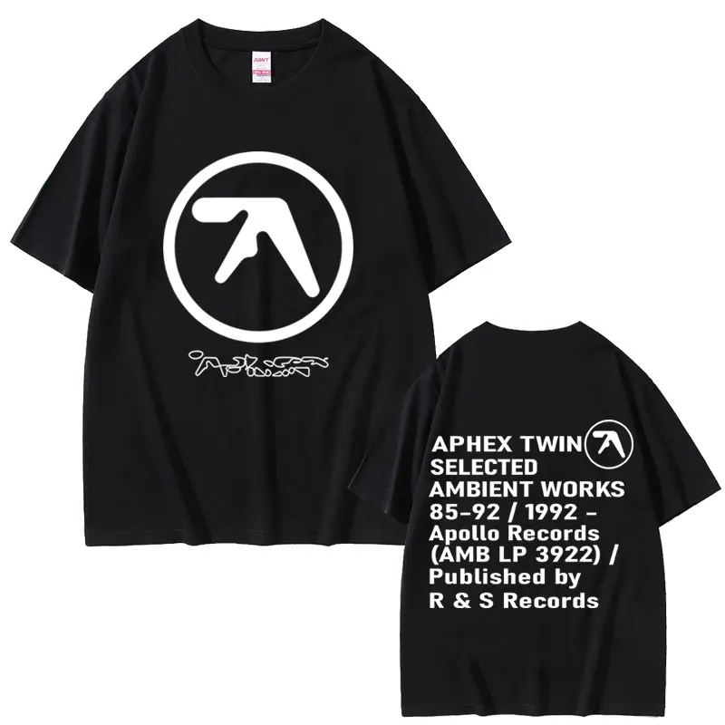 

Aphex Twin Graphic T-shirt Men Women Casual Cotton Vintage Short Sleeve T Shirts Male Gothic Rock T-shirts Oversized Streetwear