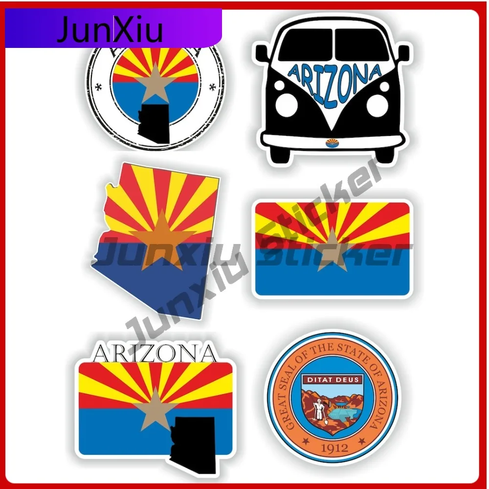 

Arizona Usa Cool Car Weatherproof Decal Vinyl Resistant Cool Accessory Graphic Vinyl Cute Funny Sticker Bumper Custom Decals