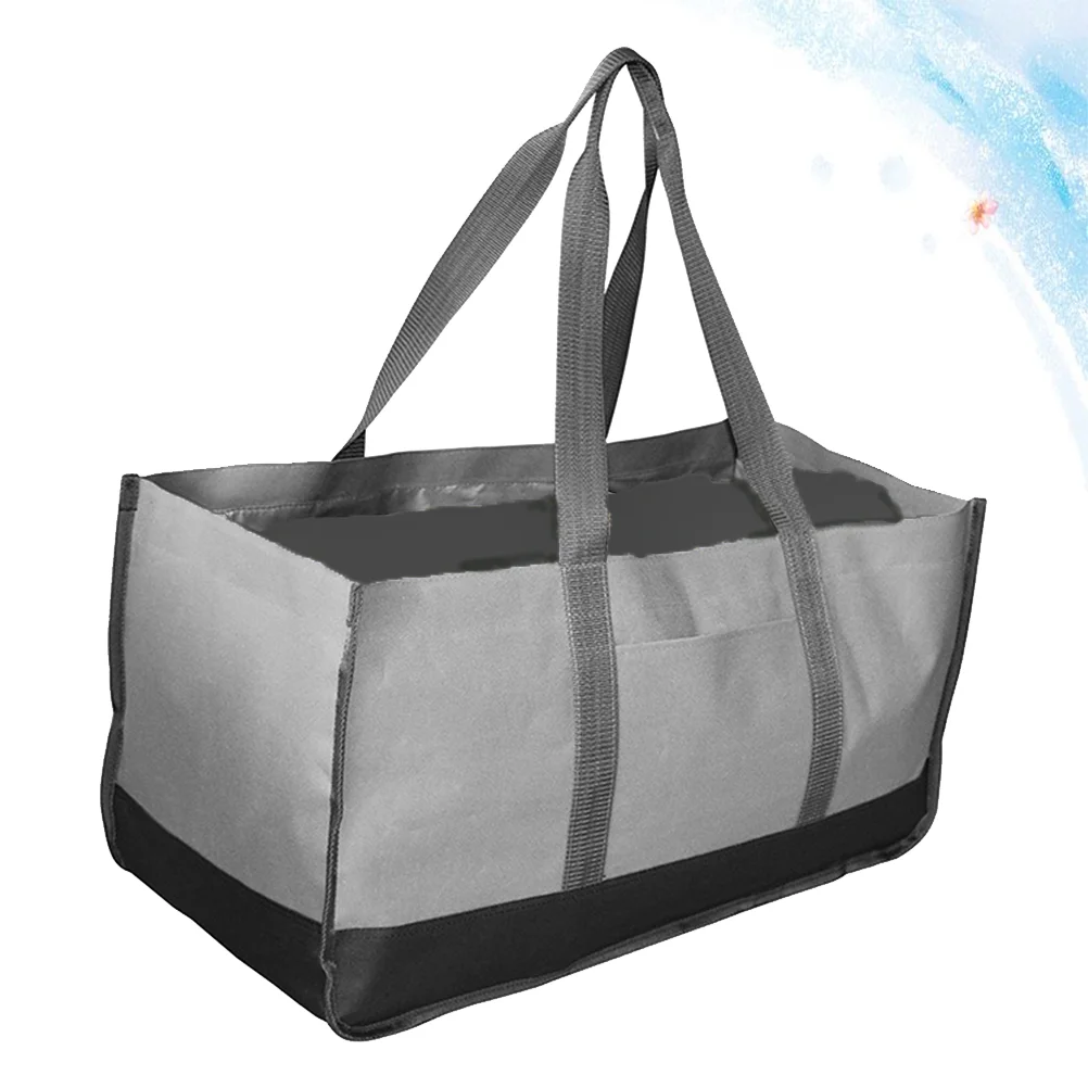 1pc Portable Firewood Storage Bag Durable Logging Kit Multi-functional Firewood Kit Large Capacity Log Tote Handbag Firewood Car