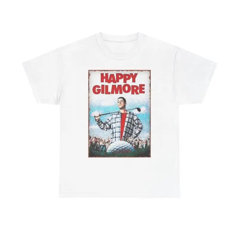 Happy Gilmore Graphic T Shirt BRAND NEW Apparel Unisex Heavy Cotton Tee