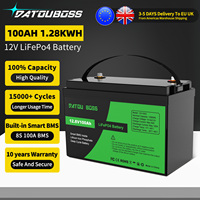 12.8V 100AH 200AH 300AH LiFePO4 Battery Lithium Iron Phosphate Batteries Cycles BMS inverter Car Solar Tax Free Home Power