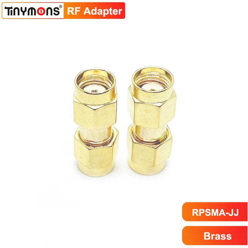 Straight Antenna Adapter RPSMA Male to RP-SMA Male Connector RF Coaxial Converter for FPV Drone