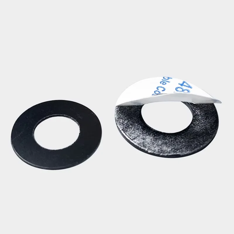 M2 M3 M4 M5 M6 M8 M10 M12 Hartplastik-PVC-Schwarz-Unterlegscheibe, einseitig klebend, runde flache Dichtung, Isolierring, flacher Abstandshalter – Detail 3