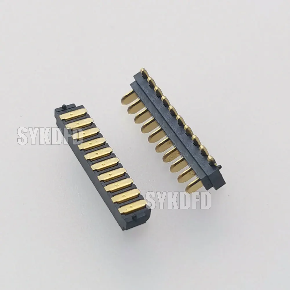 1/3/5 Set 90 Degrees Blade Battery Connector 2.0MM Pitch 10 Pin Plug Socket Gold PCB Solder Header Receptacle