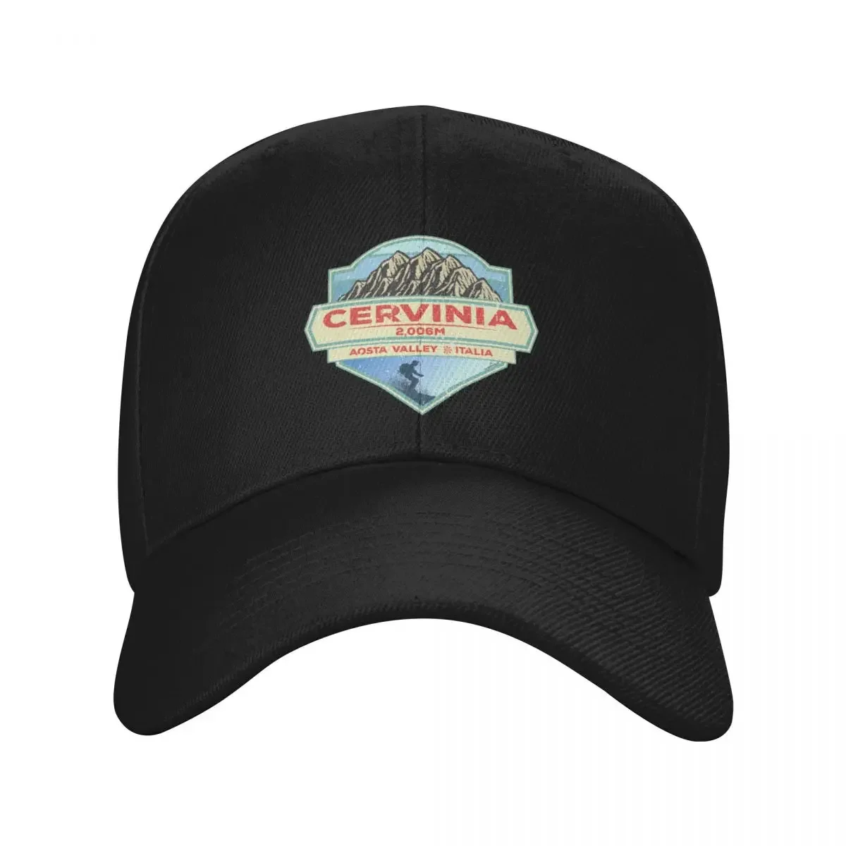 

Cervinia Italy Italia Ski Skiing Sticker T-Shirt 03 Baseball Cap hats on offer foam party Hat Snapback Cap Women Caps Men's