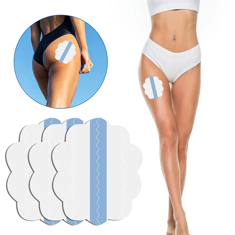 Invisible Thigh Tapes Unisex Disposable Cloud Shaped Sweat Resistant Thigh Pads Care Anti-friction Protector Self Adhesive Patch