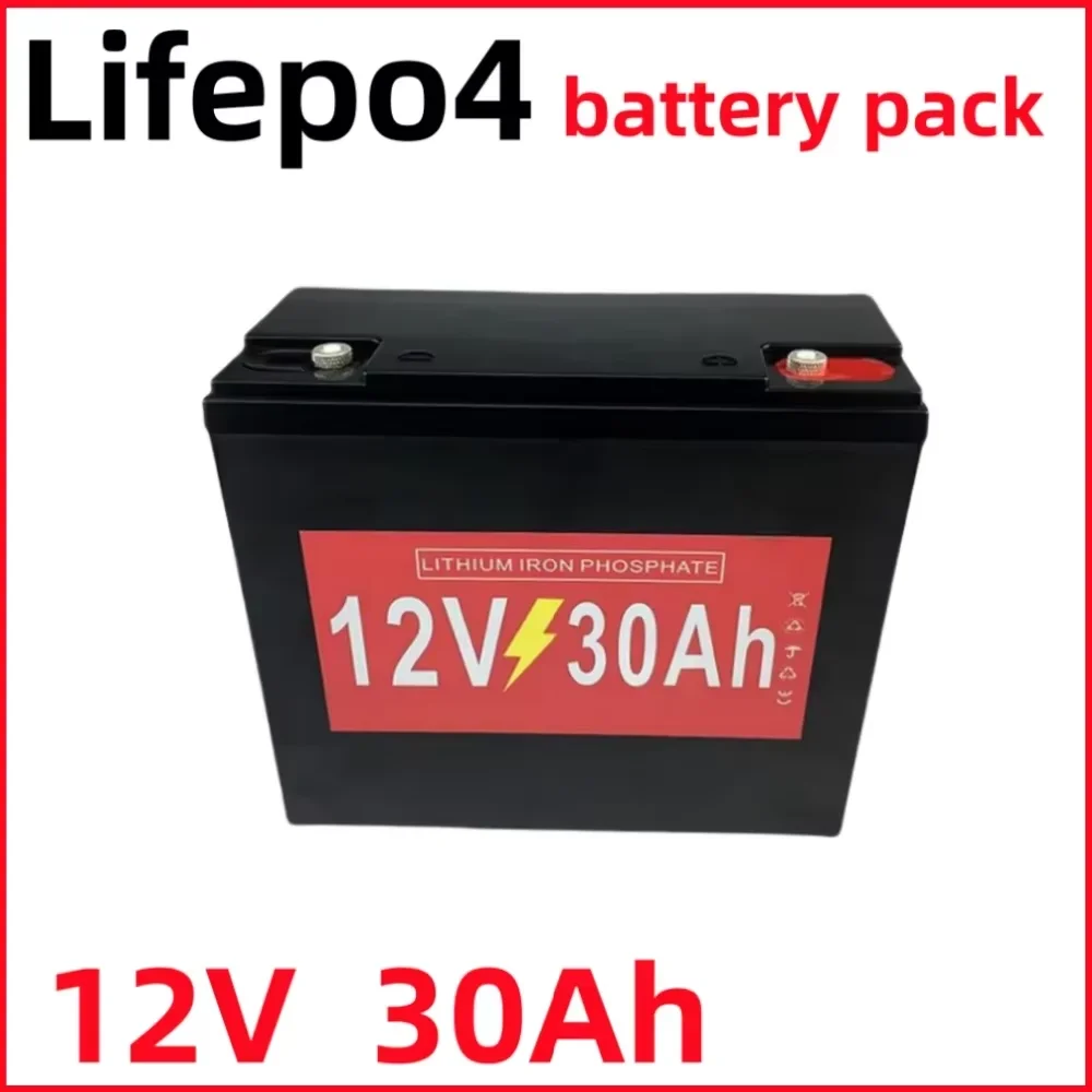 

Lifepo4 12V 30Ah Rechargeable Battery Pack for Children's Toy Cars Solar Street Lights And Other Small Equipment Power Supply
