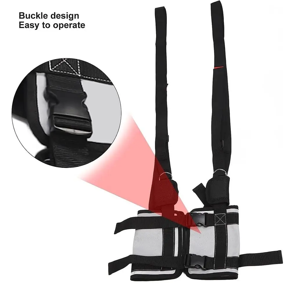 Promote Blood Circulation Lumbar Retractor Canvas Safety Waist Stretching Sling Breathable Thickened Care Stretch Straps Home