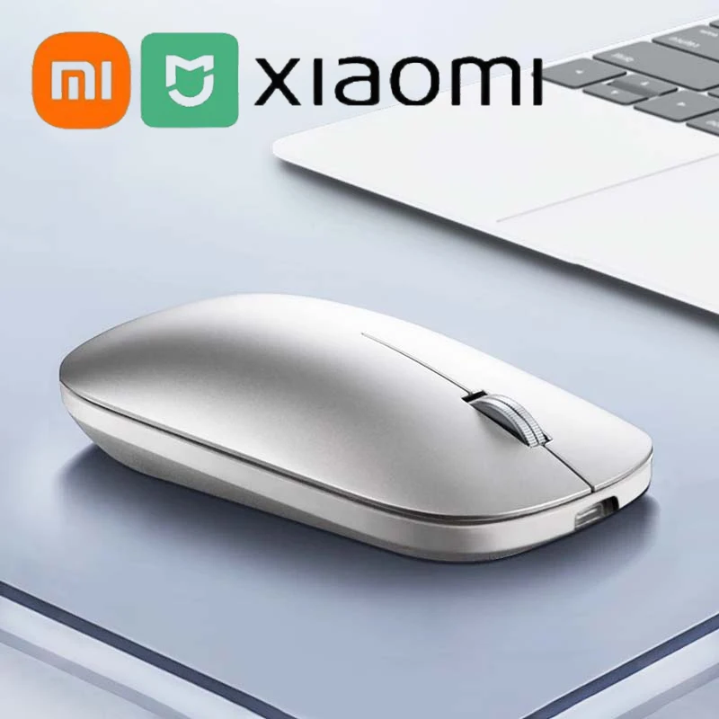 Xiaomi MIJIA Wireless Mouse 2.4GUSB Bluetooth Dual Mode Rechargeable Mouse DPI Adjustable Ergonomic Silent Portable Office Mouse