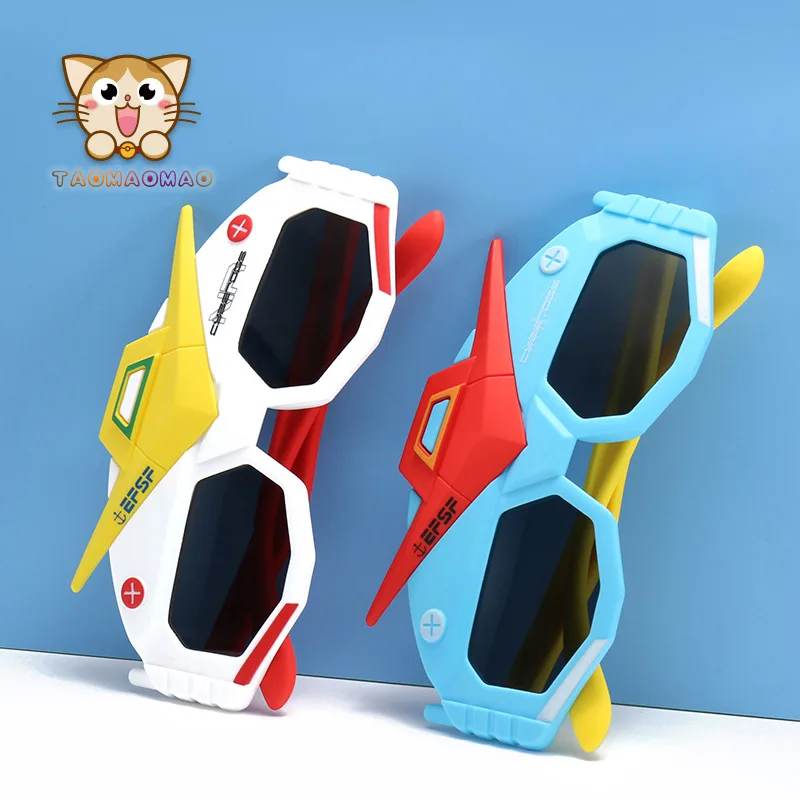 Cartoon Toys Kids Polarized Goggles Baby Children Sunglasses UV 400 Sun Glasses Boys Girls Cute Cool Cosplay Glasses