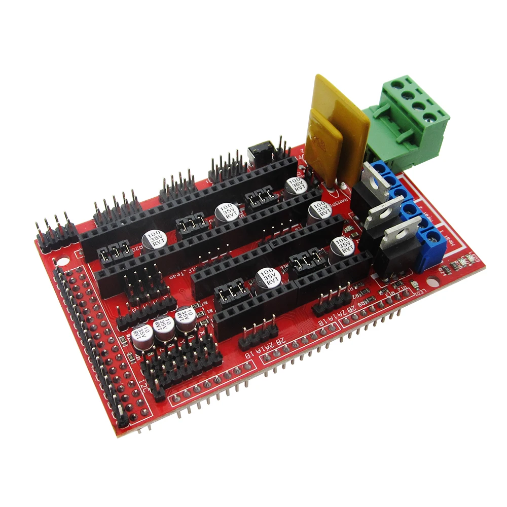 Reprap Ramps 1.4 Kit With Mega 2560 r3 + Heatbed mk2b + 12864 LCD Controller+DRV8825 +Mechanical switch +Cables For 3D Printer