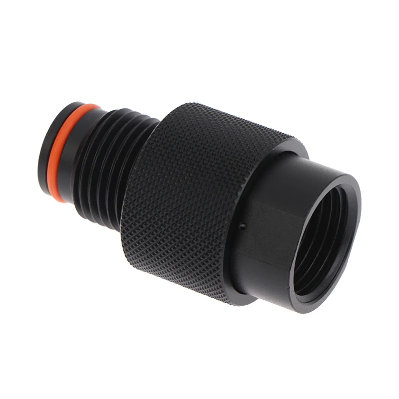 New HPA Air Tank Regulator Valve Saver On/Off G1/2-14 Thread Pneumatic Control Connector Adaptor