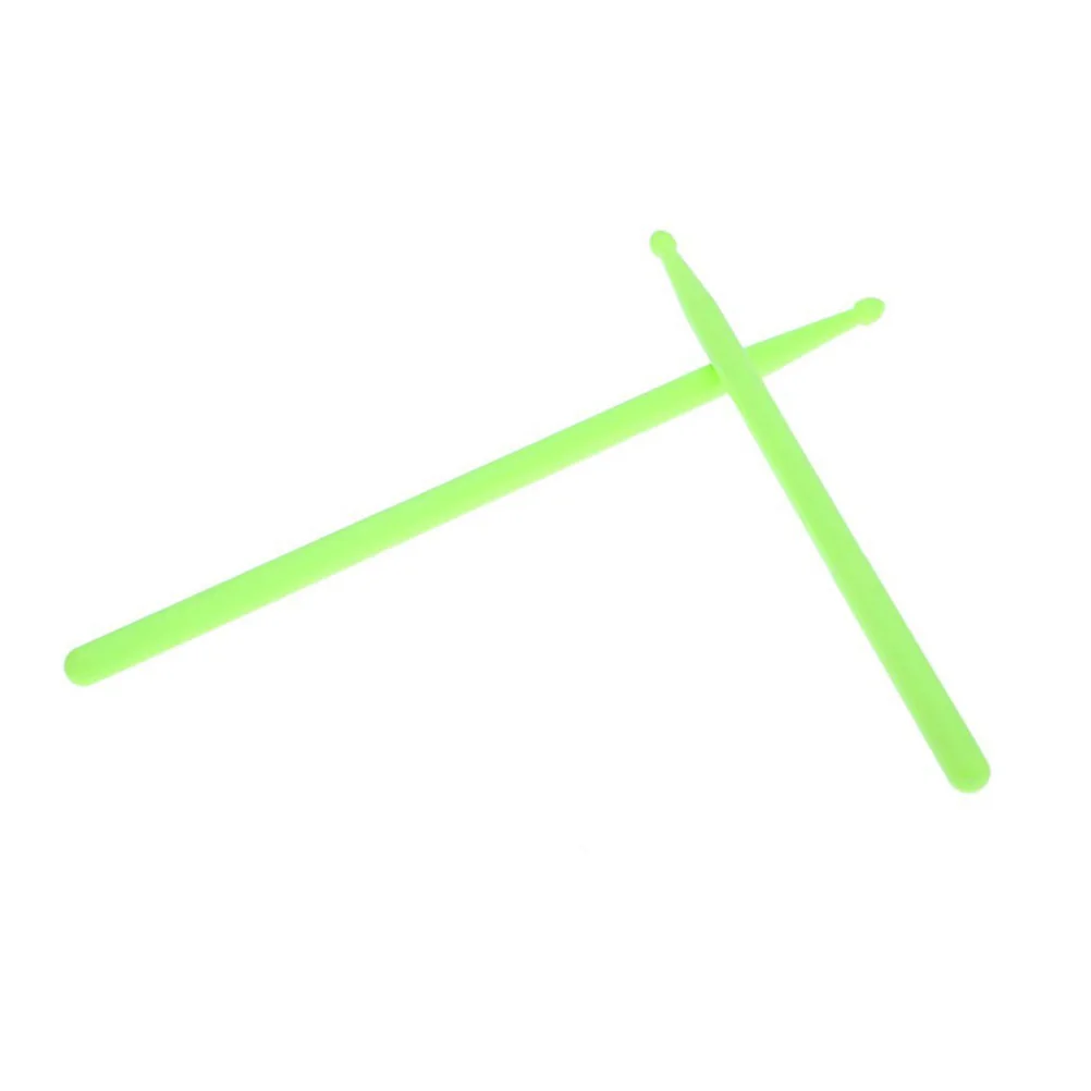 

1Pair Professional Nylon Drumsticks Lightweight and Durable Accessory Light Green Drumsticks Nylon Stick Lightweight Drumstick