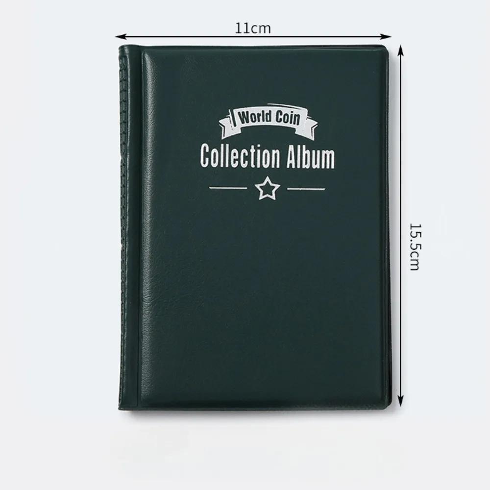 120 Taschen Künstliche PU Leder Münzen Sammlung Album Buch PVC Film Sammeln Geld Organizer Multifunktionale Lagerung Taschen – Detail 7