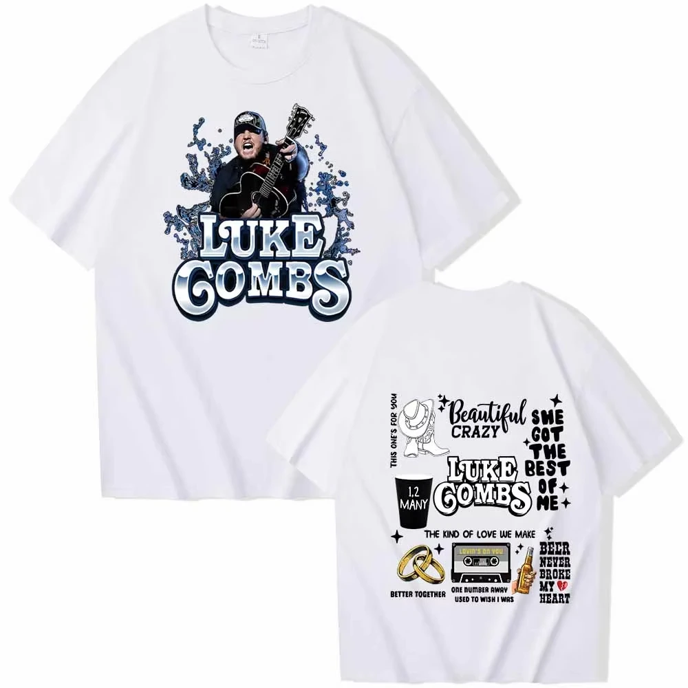 2026 Spring/Summer Luke Combs Men's and Women's Original Subculture O-neck Trendy Hip-Hop Fashion Casual T-Shirt