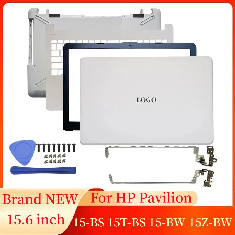 

NEW For HP 15-BS 15T-BS 15-BW 15Z-BW 250 G6 255 G6 White LCD Back Cover/Front bezel/LCD Hinges/Palmrest/Bottom Case