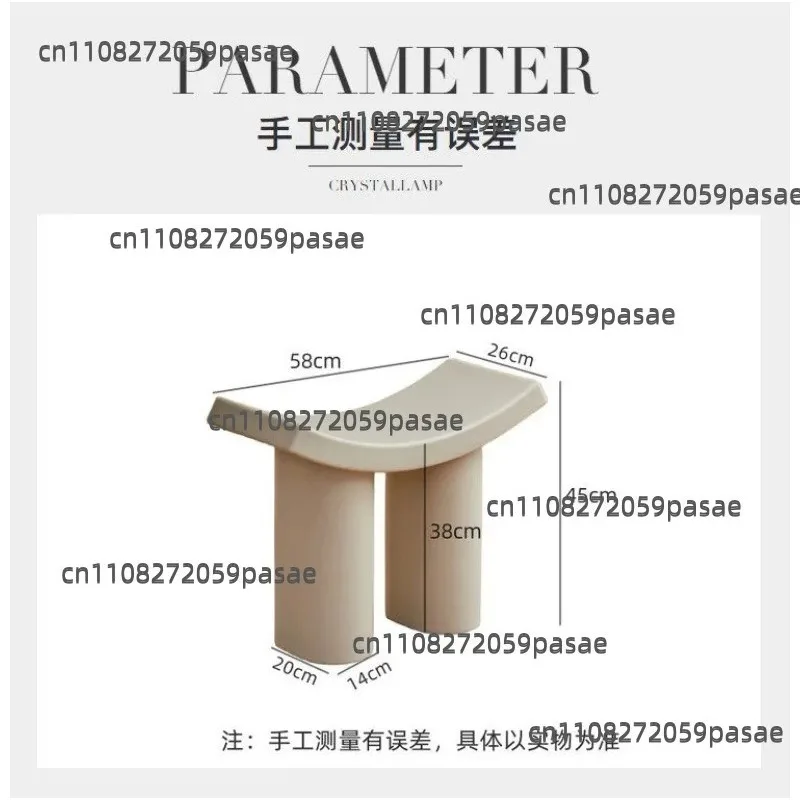 Little Elephant Legs Shape Shoe Changing Stool Household Indoor And Outdoor Plastic Bedroom Low Makeup Bench Dressing Stools Ins