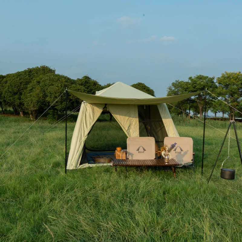 Luxury Large Waterproof Inflatable Safari Air Tent: The Ultimate Family Camping Solution? thumbnail