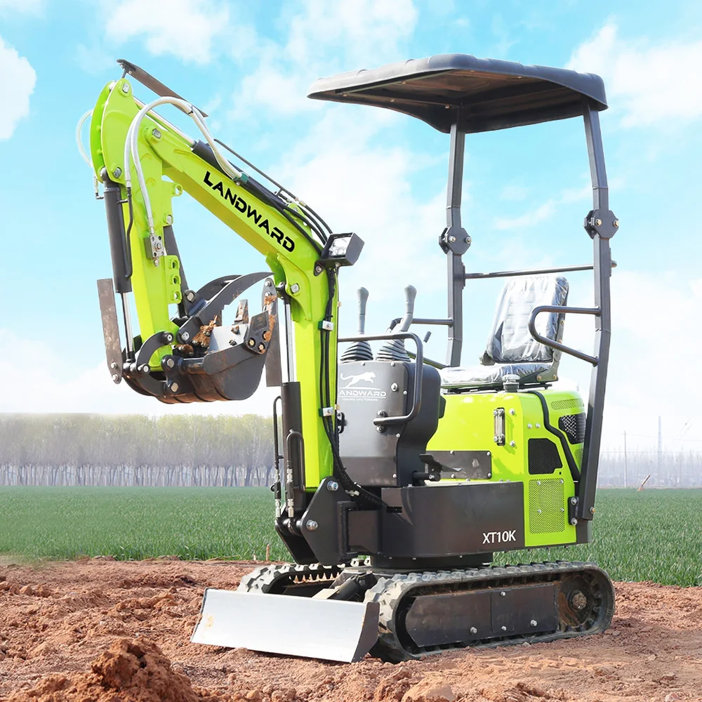 حفارة صغيرة مجنزرة مخصصة جديدة 1.8 طن حفارة صغيرة يورو 5 حفار مدمج آلات تحريك الأرض 1 طن 2 طن حفارة