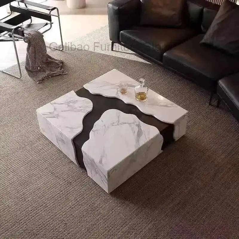 

Modern Luxury Coffee Table Bedroom Books Designer Simple Clear Coffee Table Aesthetic Minimalist Glass Couchtisch Furniture