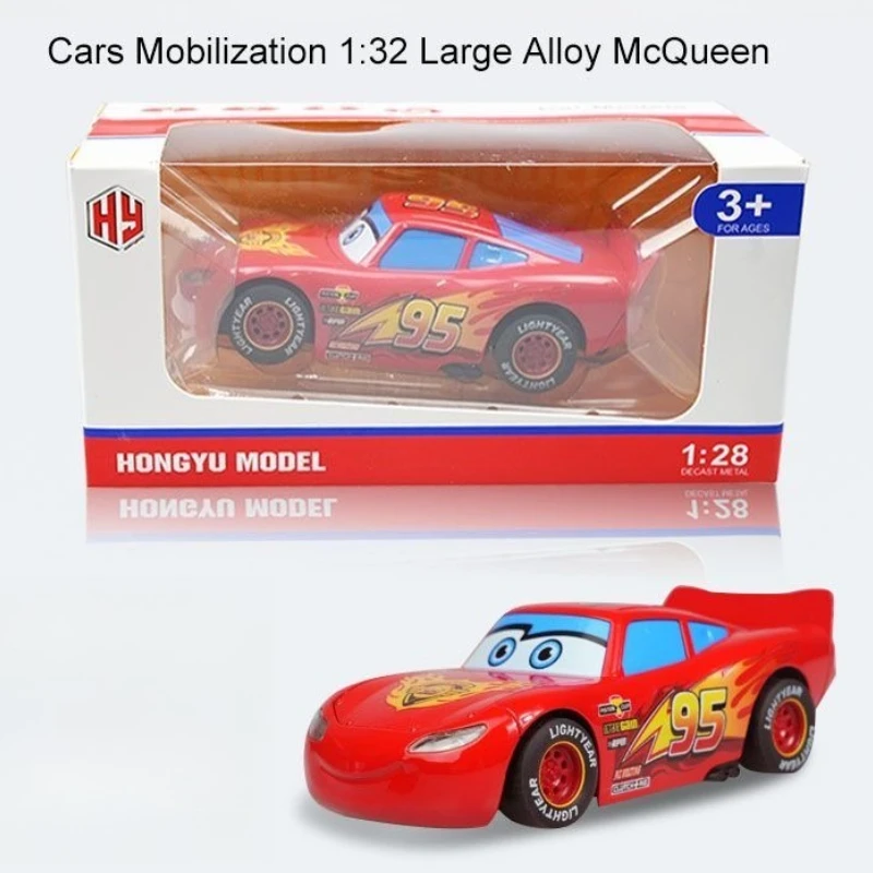 

Игрушечная машинка из сплава Disney Pixar Cars 3, звук и свет Lightning McQueen, 1:32, металлическая литая под давлением автомобильная подарочная коробка, игрушки, детские праздничные подарки