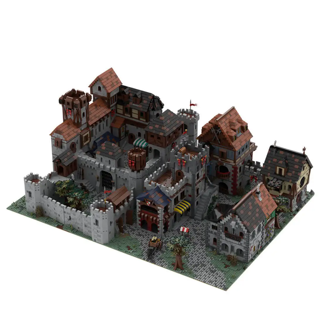 

Custom MOC-100133 Medieval Royal Village 20331PCS Toys Gift for Christmas