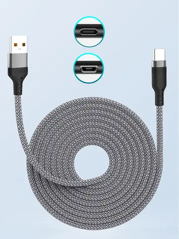USB Type-C Extended 2M 3M 5-Meter Android Micro USB Fast Charging Cable For Huawei Xiaomi Vivo Oppo And Leeco Phone Data Cable