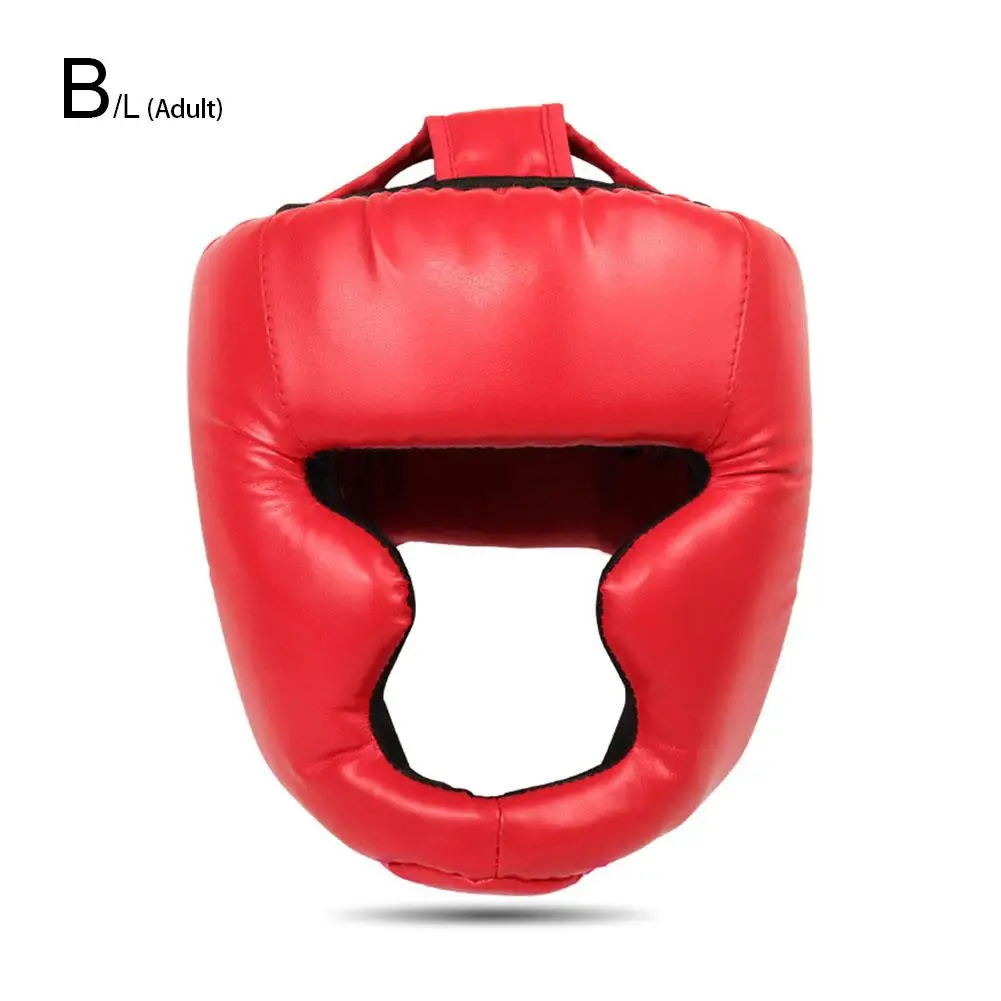 Boxing Headgear For Children Adults,pu Karate Muay Thai Guantes De Boxeo Free Fight Mma Sanda Training Boxing Safety Helmen Q3w8 image 6