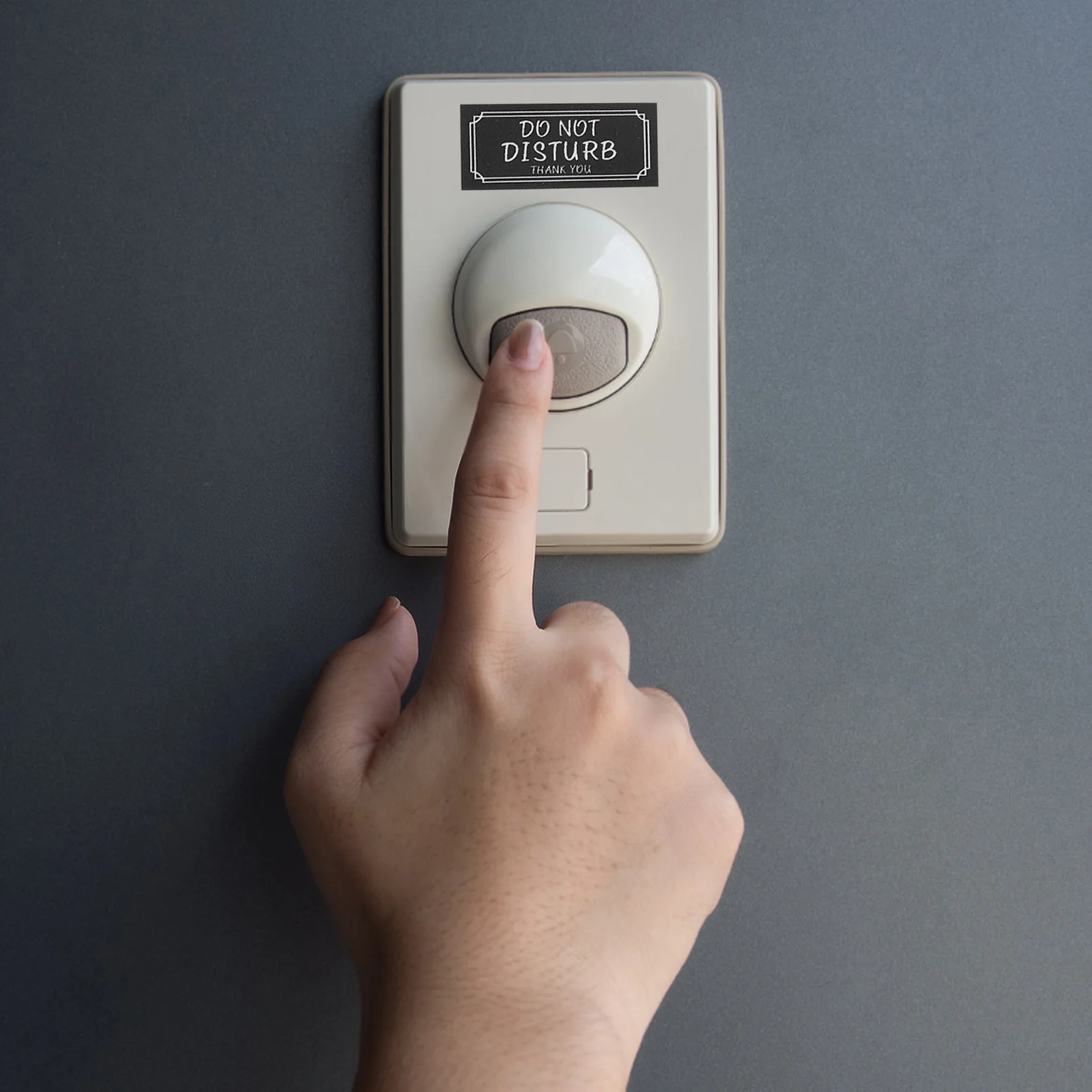 

60pcs Doorbell Sticker No Soliciting Sign For Front Door Waterproof Decal For Home Office Yard Porch Mailbox Traffic Safety