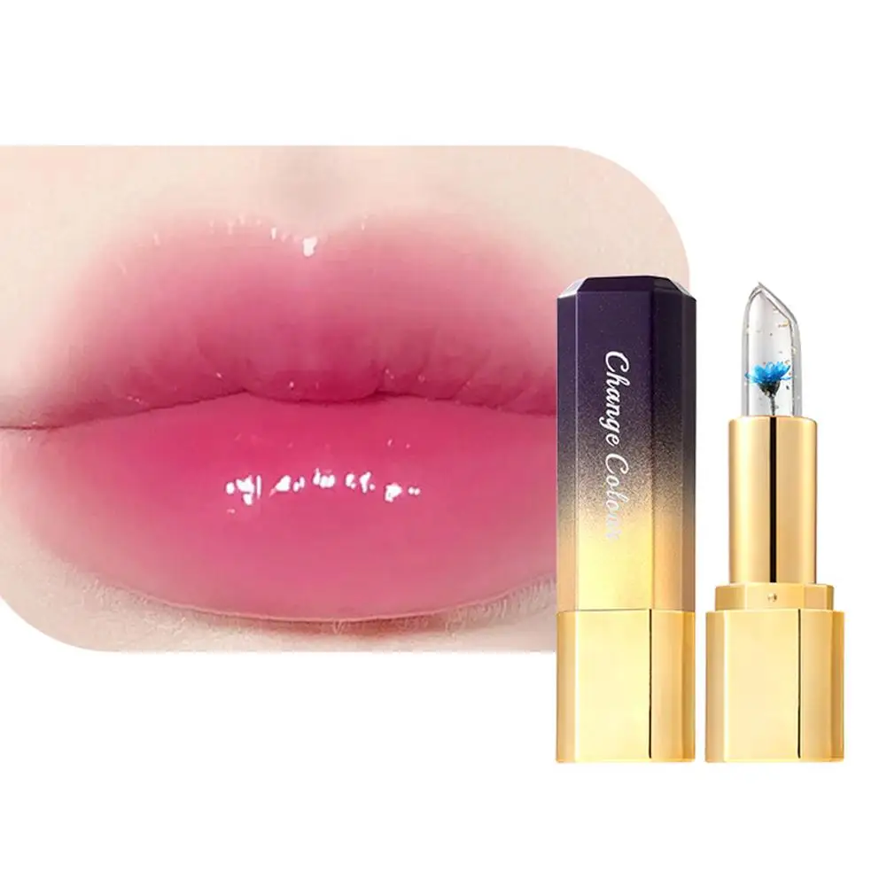 1 pz cambia colore rossetto gelatina colore antiaderente rossetto a lunga durata muslimah Lip Makeup Gloss Of Moisturizing Cup 3-styles Co K8v8