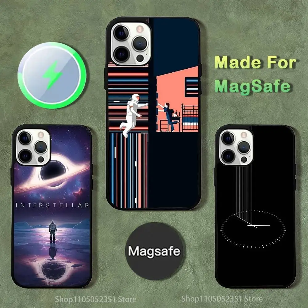 

Film I-Interstellar movie Phone Case For iPhone 16,15,14,13,12,11,Pro,Max,Plus,Mini,SE4,E Magnetic Magsafe Wireless Charging