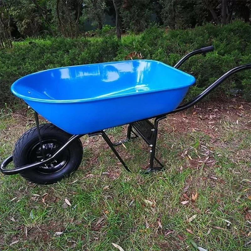 Foam Rubber Wheel Barrow Construction 200KG Metal Concrete Usa Wheelbarrow
