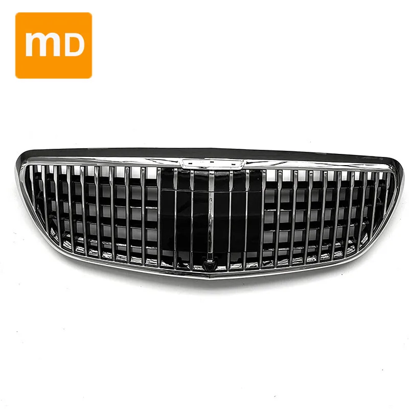 Glossy Black Radiator Grilles For 2016-2020 Mercedes Benz E-Class W213 Modified Maybach Hood Car Accessories Bumpers Guard