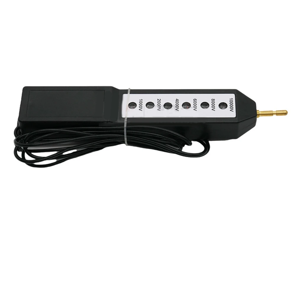 1000-10000V Electric Fence Voltmeter 6 LED Lights For Metal Wire Stranded Rope Grounding System Farm Garden Tester