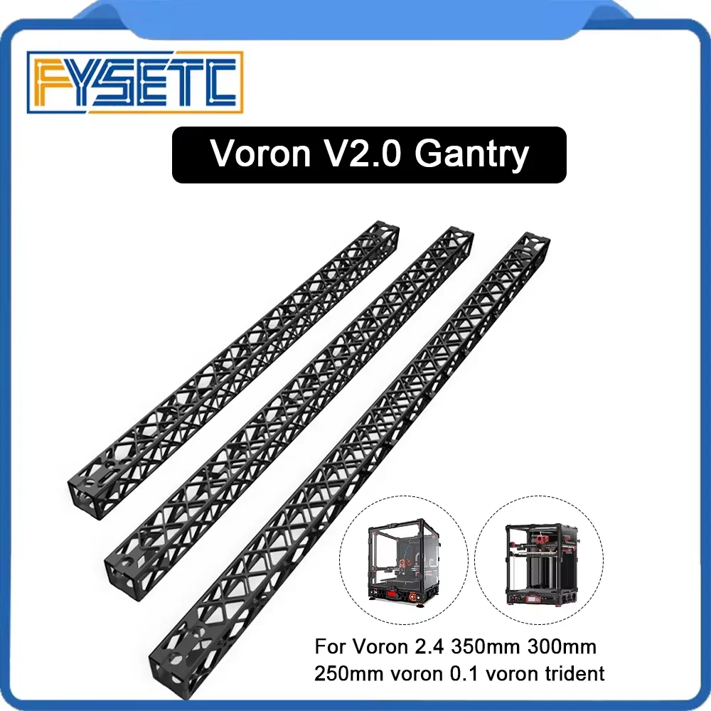 

FYSETC V2.0 Модернизированный полый Gantry с ЧПУ, легкий вес, ось Voron X для 3d-принтеров Voron V0 2.4 R2 Trident