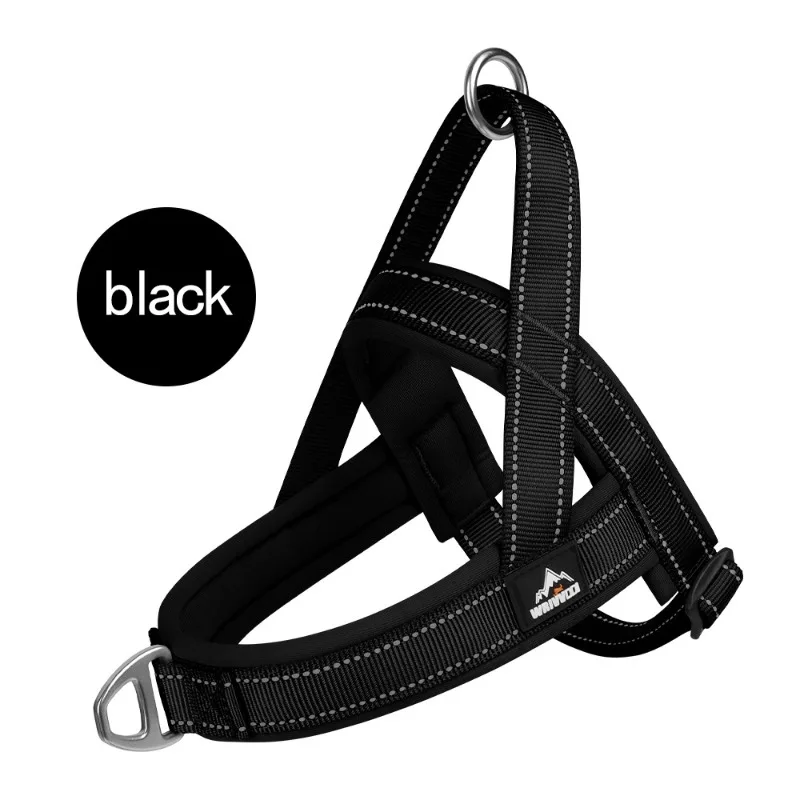 Tactical Dog Harness No Pull Reflective Saddle Vest for Large Medium Dogs Outdoor Lightweight Anti Escape Pet Collar Saddleback view 6