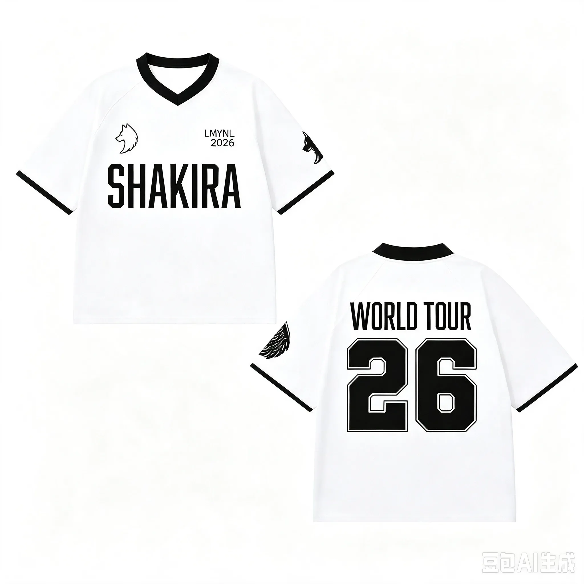 Shakira 2026 Las Mujeres Ya No Lloran World Tour LMYNL Jersey Men Women Quick Dry Breathable Y2k Oversized Short Sleeve T-shirt