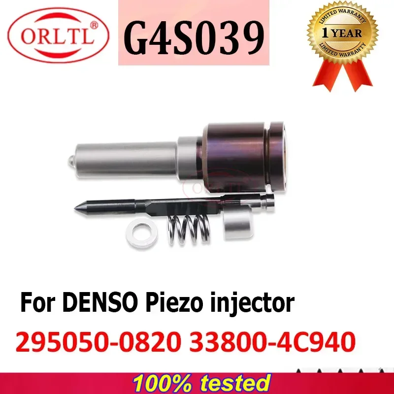 

G4S039 NEW High Quality Piezo Nozzle 295050-0820 33800-4C940 For DENS0 Injector 2950500820 338004C940 ORLTL
