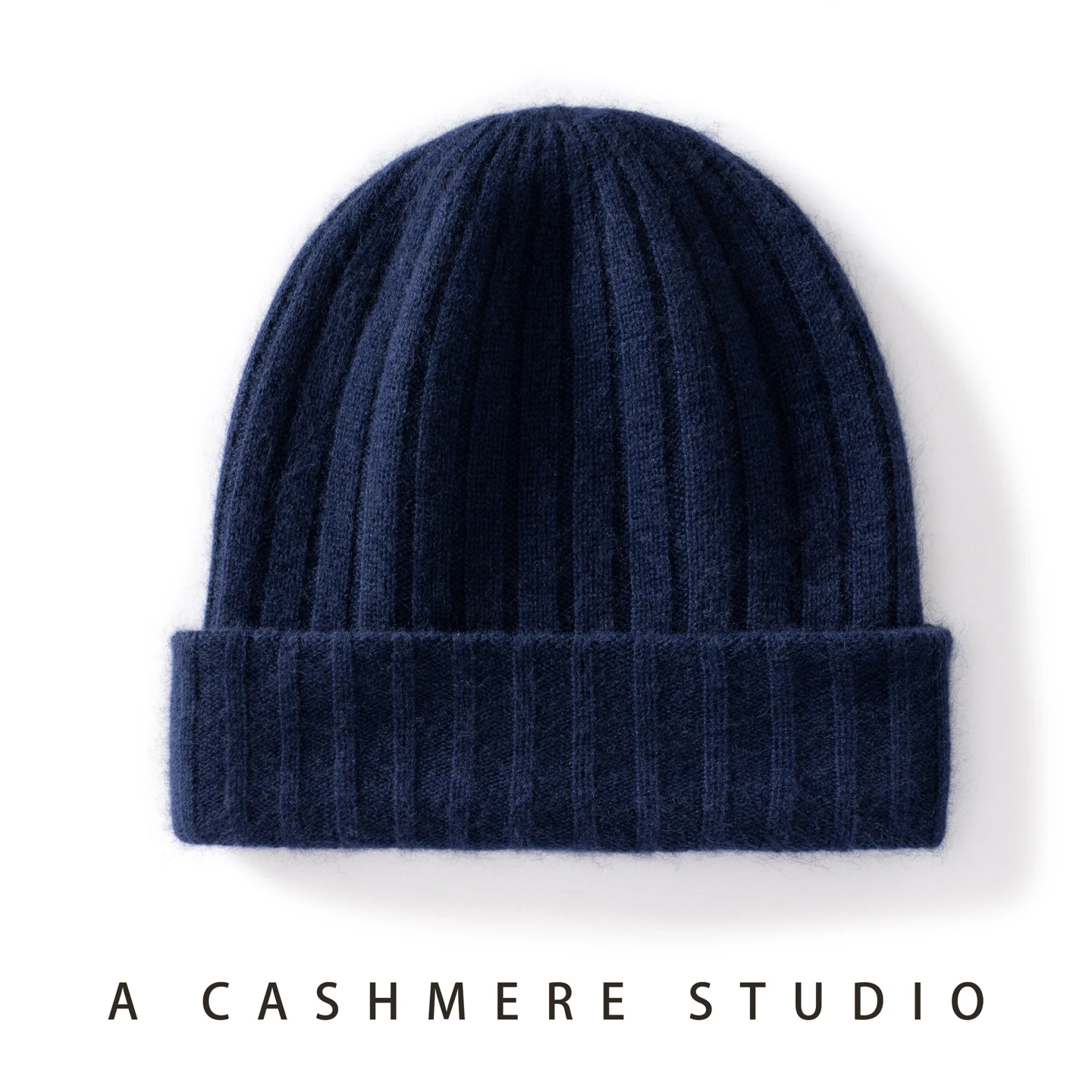 100 % hochwertige Kaschmirmütze für Damen/Herren, zweilagig, verdickt, warme Wintermütze, Outdoor-Skimütze, nahtlos gestrickte Beanie-Mütze für Unisex – Detail 29