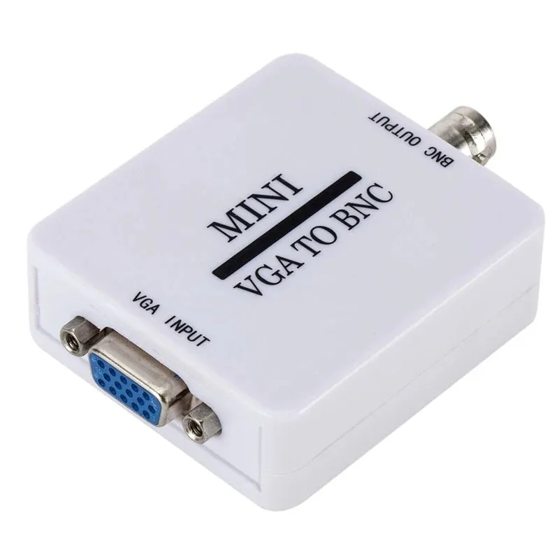 Mini HD VGA to BNC Video Converter Convertor Box Composite VGA to BNC  Digital Switcher Box Video 1080P Converter Support NTSC