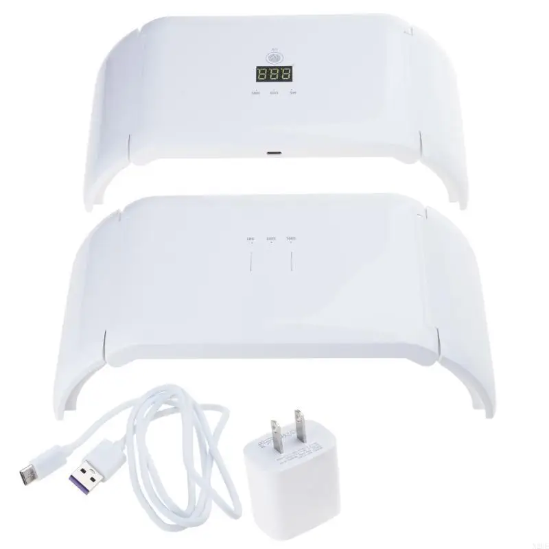 

N2UE Professional 96W Light for Quick Resin Curing LED Lamp Dryer for Nails Art Foldable UV Light with Adjustable Timer