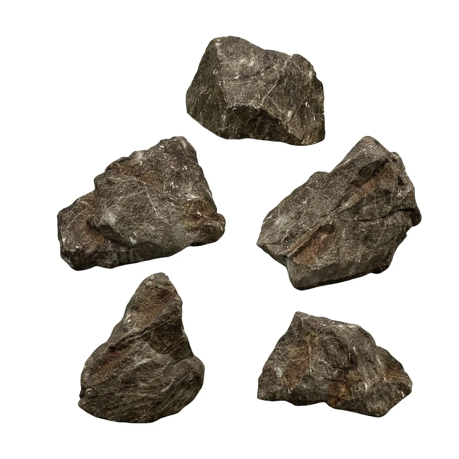Imitation Rock Versatile Decorative Weather Resistant Creative Realistic Faux Stone Sculpture for Patio Yard Lawn Balcony Porch