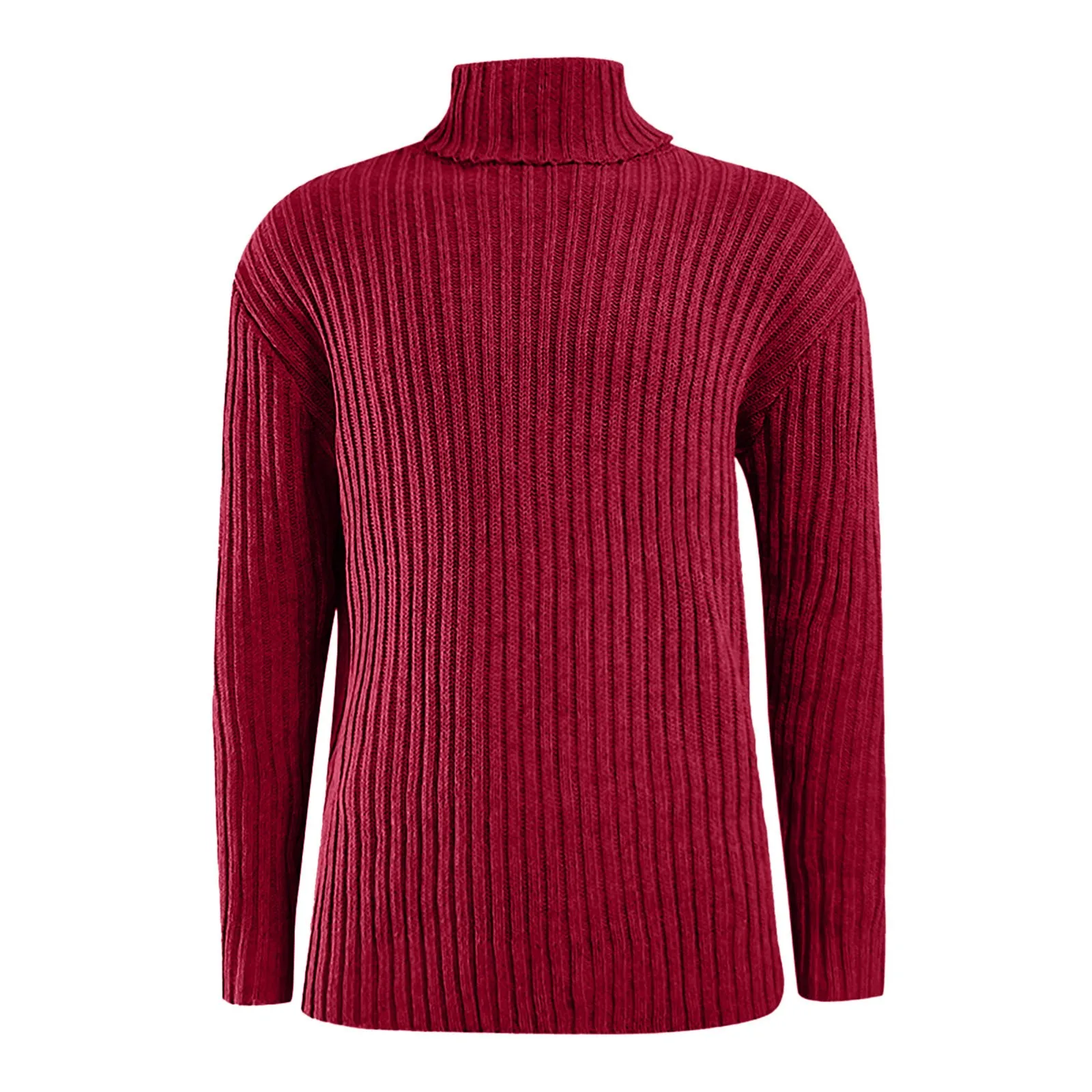 Autumn Winter Men's Turtleneck Sweater Men's Knitting Pullovers Rollneck Knitted Sweater Warm Men Jumper Slim Fit Casual Sweater