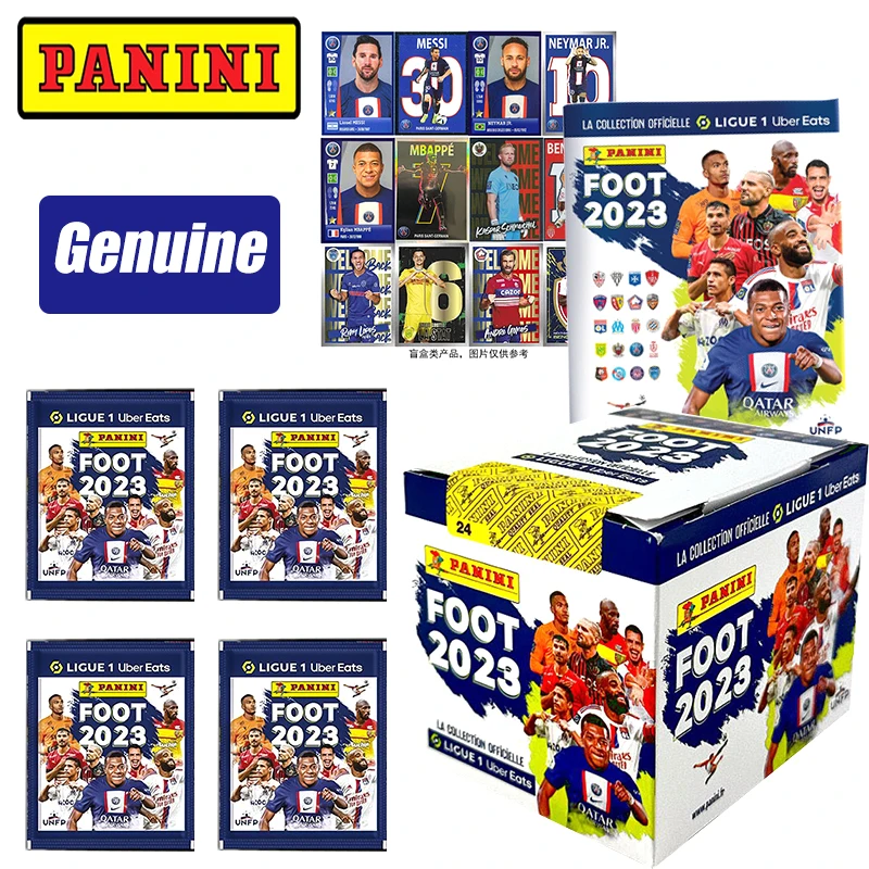 Panini Foot 2023 Ligue 1 Football Star Rare Limited Edition Collection Sticker alla ricerca di giocattoli regalo di compleanno di natale Messi